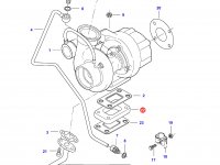 Фланец турбокомпрессора двигателя Sisu Diesel — 837074411