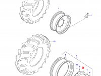 Вставка колесного диска трактора (GKN, 81896) — 35607600