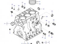 Гильза цилиндра двигателя трактора Massey Ferguson — 836647933