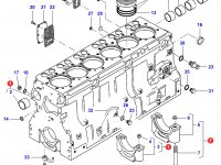 Блок двигателя Sisu Diesel трактор Challenger — 836866110