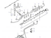Трубка отвода топлива двигателя трактора Challenger — 837073506