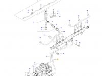Топливная трубка двигателя трактора Massey Ferguson — 837073702